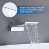 High Flow Waterfall Spout - Durable Polished Chrome Waterfall Tub
