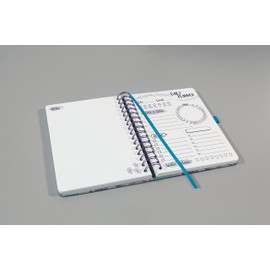 SIGEL Jolie Undated Daily Planner Undated 120gsm A5 Hardback 110 Days 240 Pages Underwater Miracles Vegan Sustainable Paper Jolie JP204