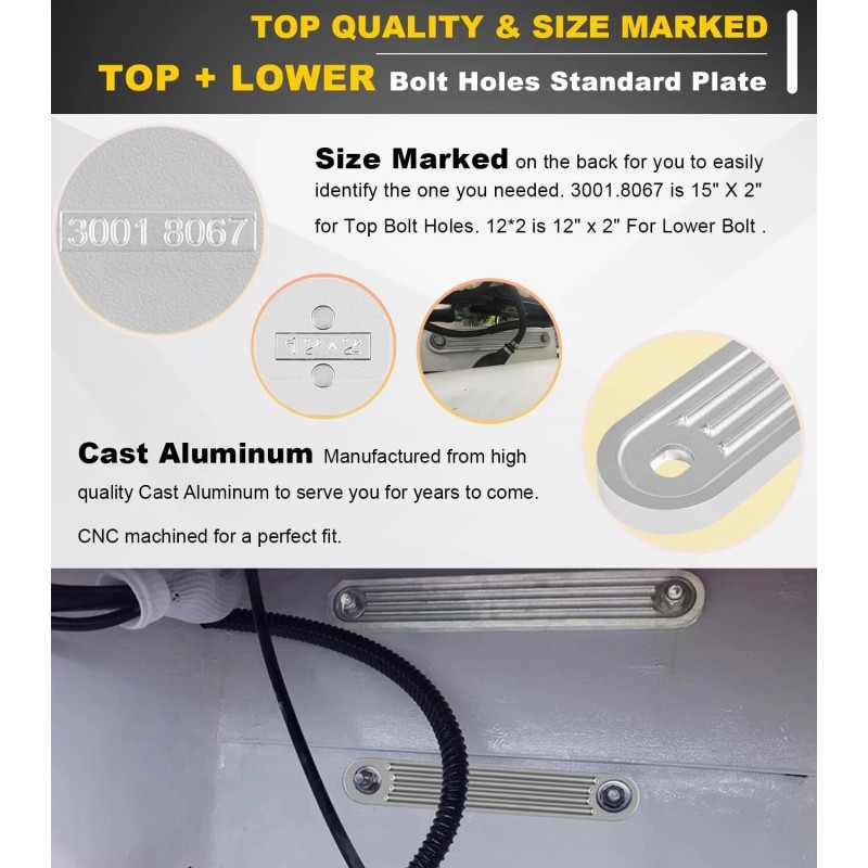 Camoo TSP-1 Marine Transom Support Plate & TSP-2DP Support Plate