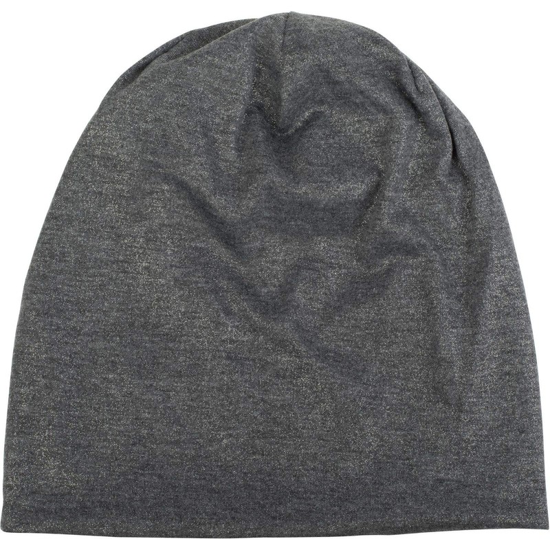 styleBREAKER Beanie with All-Over Glitter in Single Colours, Slouch Long