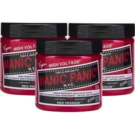 MANIC PANIC Red Passion Hair Dye Classic 3 Pack