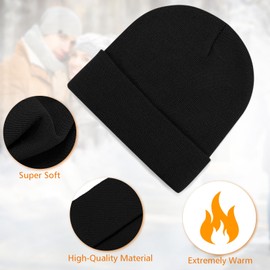 IEOVIEE Gorro Moderno, Beanie Hat para Hombres y Mujeres Slouch Long, Beanie Algodón Elástico Unisex,Gorro de Punto cálido de Invierno Gorro Holgado