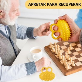 Pelota de Ejercicio para Dedos, Bolas para Fortalecer el Agarre, Pelota de Agarre que Puede Estimular los Puntos de Acupuntura para Ejercicios de Mano, Dedos y Muñeca, Músculos de Artritis Alivio del Estrés.