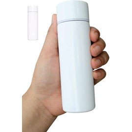 LSTORENICE 5oz Mini Cute Coffee Vacuum Insulated Water Bottles for Hot and Cold Drink Small Flasks Perfect for Wallet Handbag Pocket Travel Drink Water Bottle Cute Small Water Bottle Thermo (White)