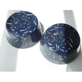 Tower Busters 4 Indigo Blue Orgone Generator Energy Accumulator PERFECT GIFTING TOOL!!!! Made 528Hz Frequency with OM Chants Many Beautiful Ingredients and Colors!!