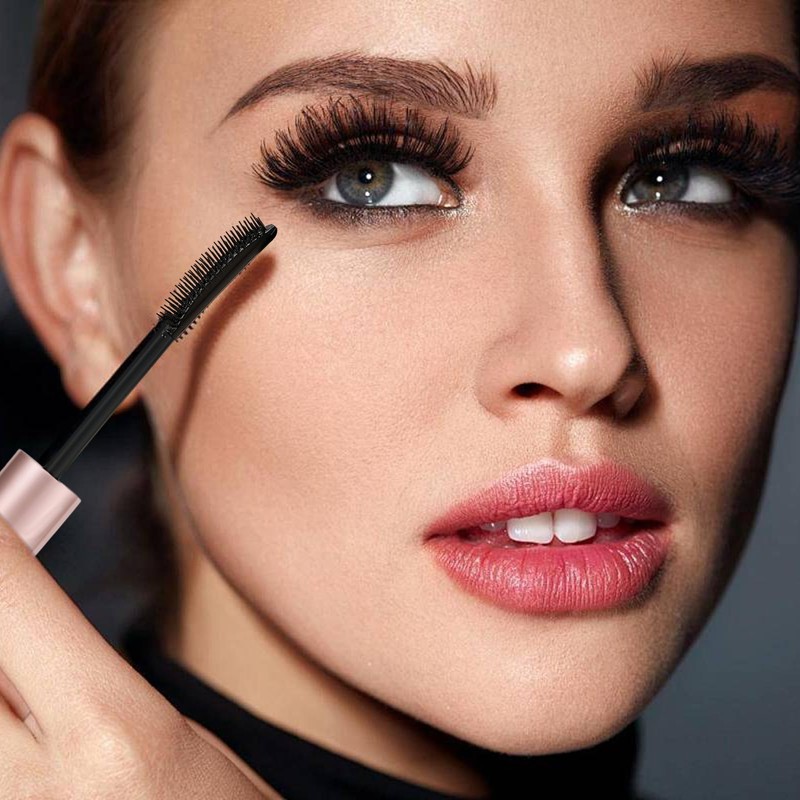 4 Stück Iron Eye Mascara，Iron Eye Eisenlocke Mascara(Schwarz, Braun)