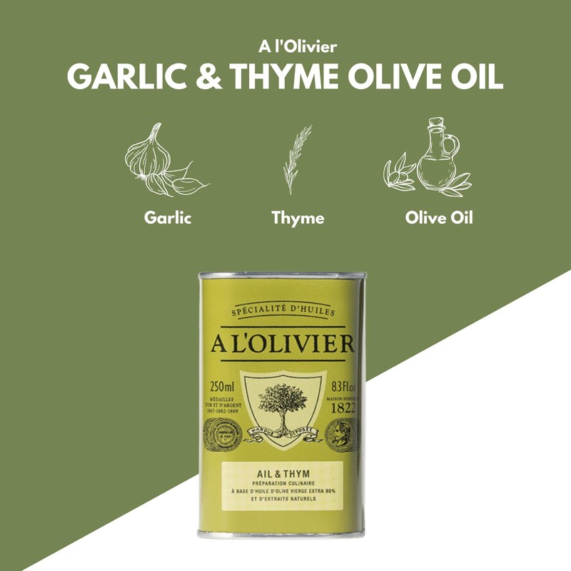 Garlic Thyme EVOO olive oil 250 ml