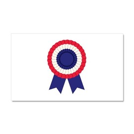 CafePress Memorial Day Ribbon Car Magnet 20 X 12 Car Magnet, 20"x 12" Magnetic Door Display