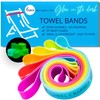 Towel Bands (6-Pack), Beach Pool & Cruise Chairs, Extra Durable,