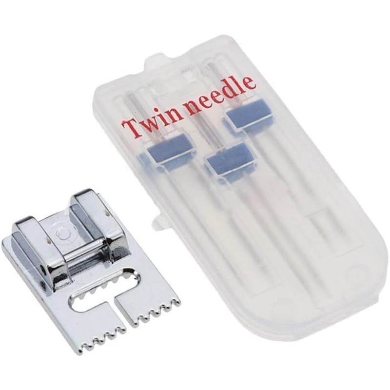 1 Set Twin Stretch Sewing Machine Needles for Brother, Singer