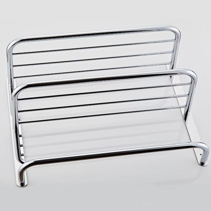 2-Tier Towel Rack Floating Shelf with Towel Bar, 30-Inch W