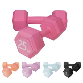 ZTTENLLY Dumbbell Hand Weight Sets 5/10/15/20/25/36lbs - 5 Colors Options - Exercise & Fitness Free Weights for Women & Men Home Gym Equipment Workouts Strength Training