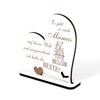 Decorative Stand Heart Saying "Beste Mama der Welt" Sign 15