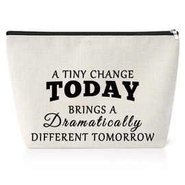 25X17CM Friend Makeup Bags for Women Girls Appreciation Gift for Teacher Nurse Colleague Employee Boss Lady Thank You Gift Cosmetic Bag Christmas Birthday Gift