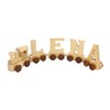Wooden Train Letters Train Train Train Train Train Wagon A-Z