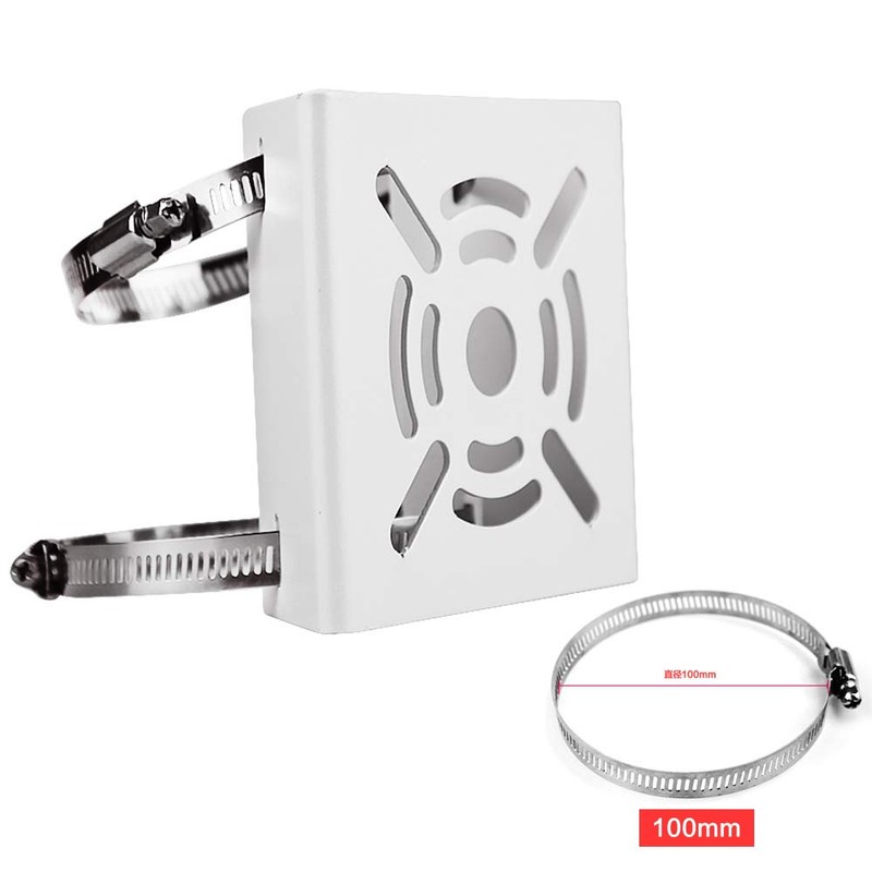 compcctv Universal Vertical Pole Mount Adapter with 2 Loops, Wall