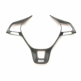 Cubierta de volante de fibra de carbono estilo deportivo para VW Volkswagen Atlas Tiguan Golf Jetta Passat