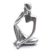YUESUO Thinker Statue Abstract Sculptures Resin Decoration, Abstract Figure Crafts,