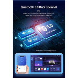 9inch 8 core 4G+64G Android 13 Apple Carplay Car Stereo GPS Radio FM/RDS WIFI