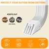 Furniok 1-Pack Gutter-Downspout Rodents Guard - Gutter Downspout Extension Accessory,