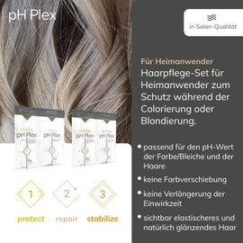 pH Plex 3 Stabilize - Hair Care System (24ml) for Protection & Repair After Colouring, Discolouring and Bleaching Repairs Damaged Hair For All Hair Types For Optimal Hair Feeling