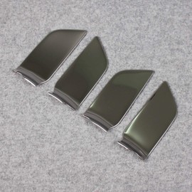 Ruiq Toyota Harrier 80 Series Interior Stainless Steel Front Rear Inner Door Handle Garnish Designed for Toyota Harrier (Chrome Plated)