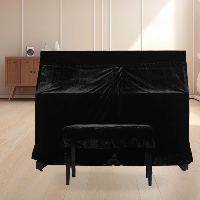Full Upright Piano Cover Dust Sun Guard Waterproof Cloth Electrical