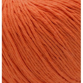 Slim Cotton Plus Set of 5, Orange Colour, Loopncraft, 5 x 100 g, Amigurumi Cotton Yarn, Recycling Yarn