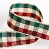 Tartan Ribbon 16mm x 10M - Burgundy/Cream/Green