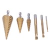 Step Drill Bits Serrated Spiral Bits High Speed Steel Woodworking