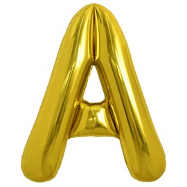 TONIFUL Large Gold Letter A Balloons 40 Inch Helium Balloons,Foil Mylar Big Balloons for Birthday Party Anniversary Supplies Decorations Graduation Ceremony Photo Shoot