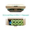 Bolsas Biodegradables con Asa para popó de Perro. Kit con
