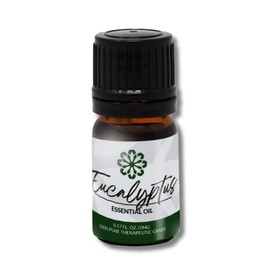 Essence Eucalyptus Essential Oil – 100% Pure & Therapeutic Grade – Perfect for Aromatherapy, Diffusers & Recharging Essence Nasal Diffuser Rings – Natural Stress & Mood Support (5mL)