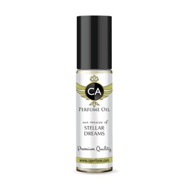 CA Perfume Impression of Stellar Dreams Unisex Fragrance Oil Leather Scent Long Lasting Perfumes for Women & Men Travel Size TSA Ready Mini Parfum Body Oil Roll-on 0.33 Fl Oz 10ml