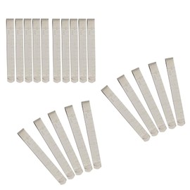 Hemming Clamp with Measuring Scale 20Pcs Set - Stainless Steel Fabric Gripper for Non-Slip & Damage-Free Sewing Crafting Pinning and Marking