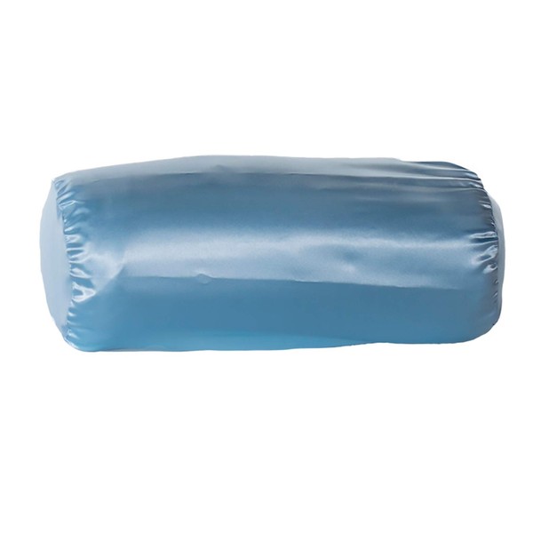Satin Pillow Case for Cervical Roll - Blue - Super Soft Quality - Made in USA