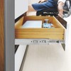 Gobrico 24-Inch Side Mounted Soft Close Drawer Slides Glides with