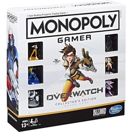 Monopoly Gamer Overwatch Collector's Edition Board Game for Ages 13 and Up Gift for Overwatch Players