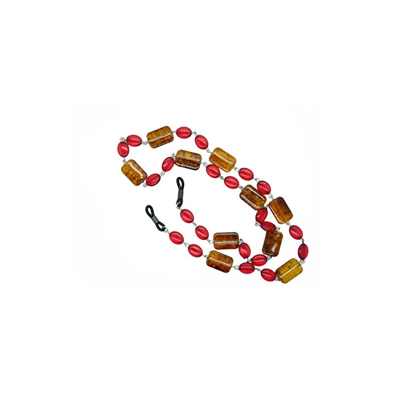 GoOpticians Beaded Autumn Womens Traditional Fasten Necklace Glasses Cord Ladies