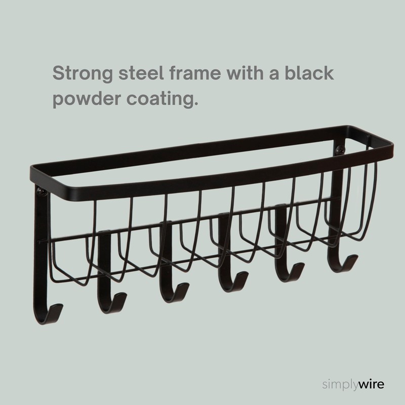 simplywire – Letter and Key Holder - Wall Mounted –