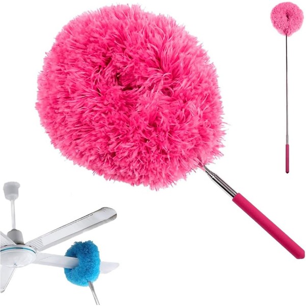 ATRSV Ceiling Fan Duster with Extension Pole - Adjustable 1ft