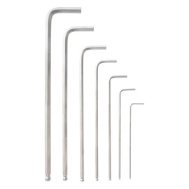 TONE BL700 Long Ball Point L Shape Wrench Set, Contents: 7 Pieces