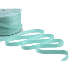 Furlanis - Double Satin Ribbon Italian Weave - Turquoise 10mm x 25m