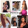 Stamped Glorious Long Corn Wave Ponytail Extension Magic Paste Heat