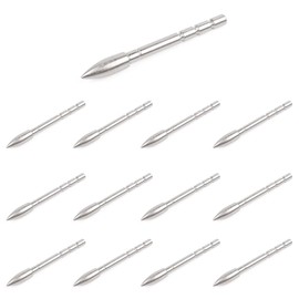 ELONG OUTDOOR Pack of 12 Archery Arrowheads Inserts Hunting Tips 85 Grain 100 Grain 120 Grain for ID 4.2 mm Carbon Arrow Shaft