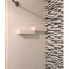 Modern 12" Ceramic Shampoo Shelf Tile