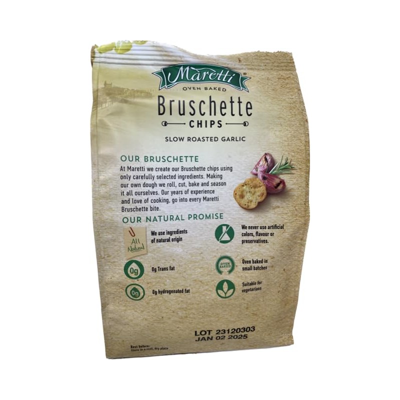 All Natural Bruschette Bruschetta Vegan Cracker Bruschettini Chips 4 PACK