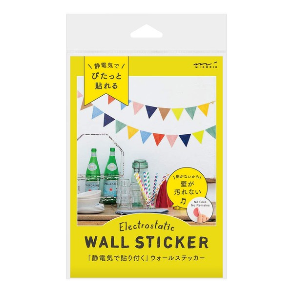 Midori Sticker Wall Sticker Static Garland Pattern