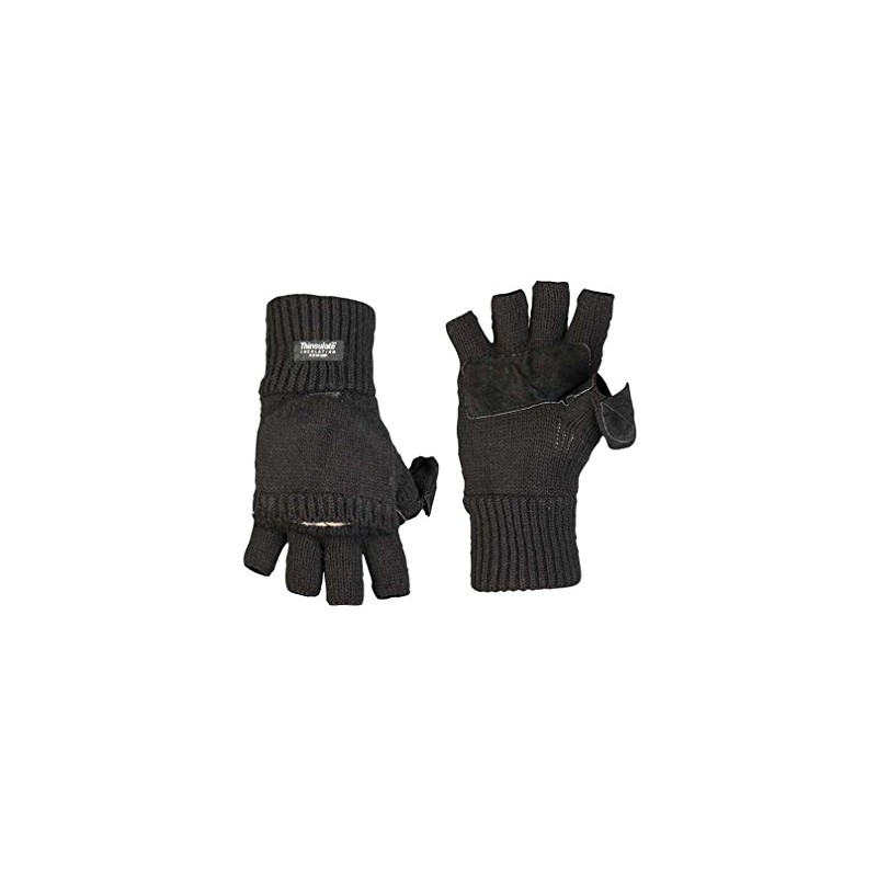FOLDING GLOVES BLACK ACRYLIC.