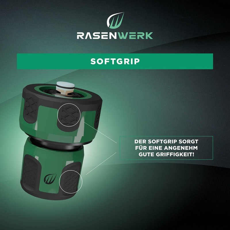 RASENWERK® - Garden hose connectors and couplings.